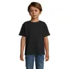 T-shirt da bambino unisex colori assortiti a girocollo taglio regolare 100% cotone 150gr