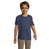 T-shirt da bambino unisex colori assortiti a girocollo taglio regolare 100% cotone 150gr