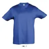 T-shirt da bambino unisex colori assortiti a girocollo taglio regolare 100% cotone 150gr
