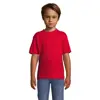 T-shirt da bambino unisex colori assortiti a girocollo taglio regolare 100% cotone 150gr