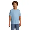T-shirt da bambino unisex colori assortiti a girocollo taglio regolare 100% cotone 150gr
