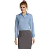 Camicia SOL'S EDEN da donna a maniche lunghe in cotone elasticizzato da 140gr