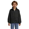 Giacca impermeabile da bambino unisex colori assortiti con cappuccio a scomparsa in nylon 210gr