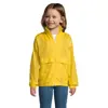 Giacca impermeabile da bambino unisex colori assortiti con cappuccio a scomparsa in nylon 210gr