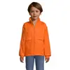 Giacca impermeabile da bambino unisex colori assortiti con cappuccio a scomparsa in nylon 210gr