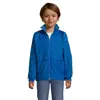 Giacca impermeabile da bambino unisex colori assortiti con cappuccio a scomparsa in nylon 210gr