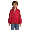 Giacca impermeabile da bambino unisex colori assortiti con cappuccio a scomparsa in nylon 210gr