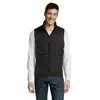 Gilet unisex trapuntato in poliestere con zip e 2 tasche 210gr