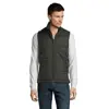 Gilet unisex trapuntato in poliestere con zip e 2 tasche 210gr