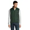 Gilet unisex trapuntato in poliestere con zip e 2 tasche 210gr