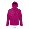 Felpa da adulto unisex colori assortiti con cappuccio e tasca a marsupio taglio aderente in cotone e poliestere 280gr
