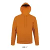 Felpa da adulto unisex colori assortiti con cappuccio e tasca a marsupio taglio aderente in cotone e poliestere 280gr