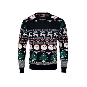 Maglione natalizio con 10 luci LED in acrilico taglia S/M