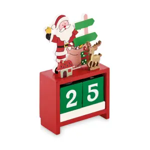 Calendario di Natale in legno