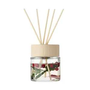 Diffusore alla vaniglia in vetro e bamboo da 100ml