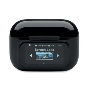 Auricolari TWS in ABS con display touch screen
