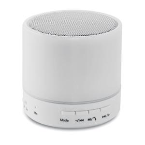 Speaker Wireless Bluetooth in ABS con finitura gommata e luce LED