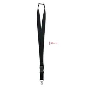 Lanyard con gancio in metallo fibbia staccabile e chiusura di sicurezza