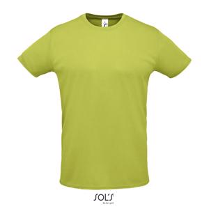 T-shirt UNISEX sportiva in poliestere traspirante a girocollo