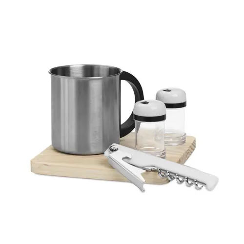 Zaino in poliestere 600D con porta bottiglia e accessori da pic nic per 4 persone compresa una coperta