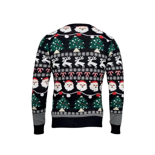 Maglione natalizio con 10 luci LED in acrilico taglia S/M
