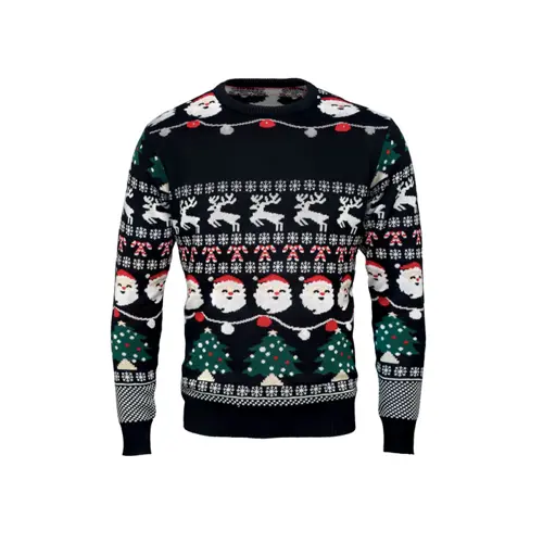 Maglione natalizio con 10 luci LED in acrilico taglia S/M