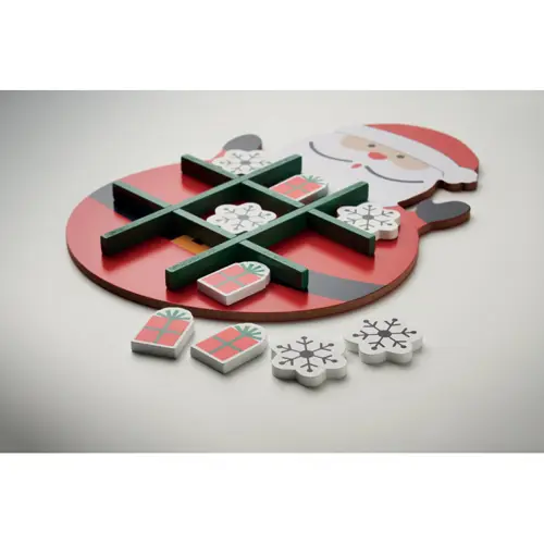 Tris natalizio in legno