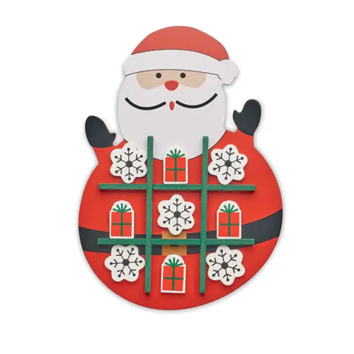 Tris natalizio in legno