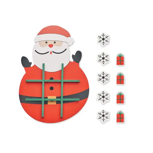 Tris natalizio in legno