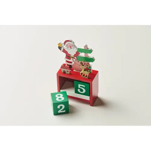 Calendario di Natale in legno