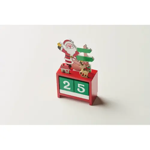 Calendario di Natale in legno