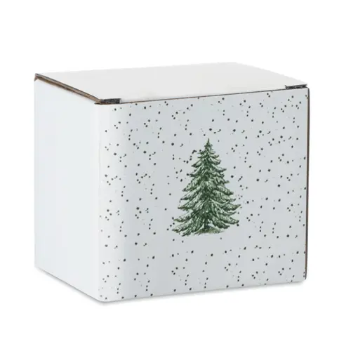 Tazza in ceramica a tema natalizio da 300ml con confezione regalo in coordinato