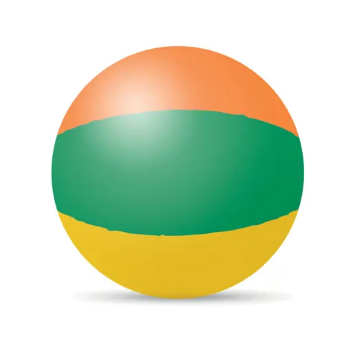 Pallone da spiaggia gonfiabile in PVC Ø235 mm