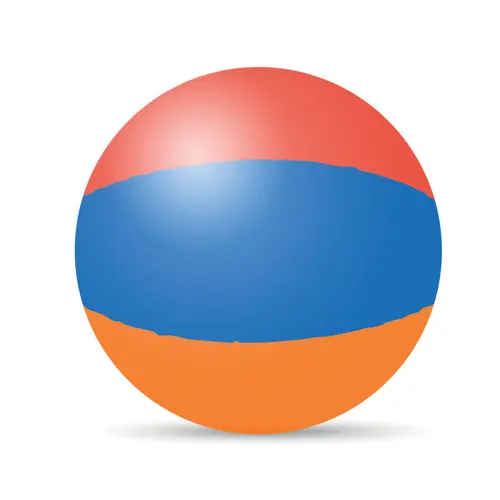 Pallone da spiaggia gonfiabile in PVC Ø235 mm