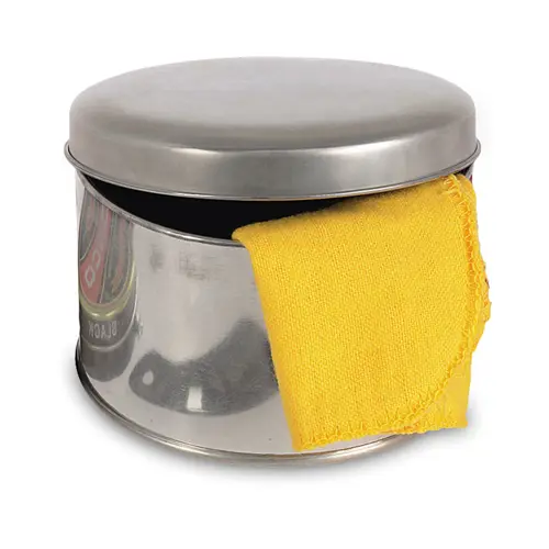 Set pulizia scarpe in scatola regalo di latta