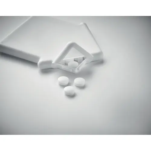 Porta mentine a forma di casa con caramelle