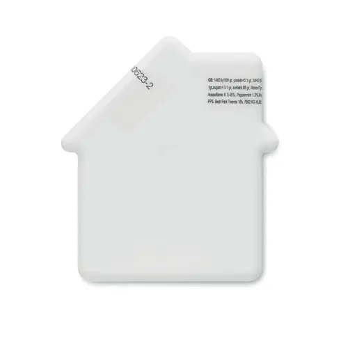 Porta mentine a forma di casa con caramelle