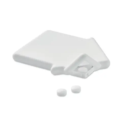 Porta mentine a forma di casa con caramelle