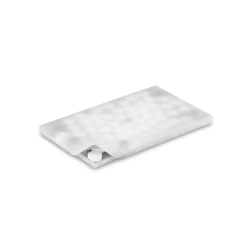 Dispenser per mentine a forma di carta di credito