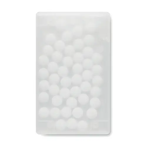 Dispenser per mentine a forma di carta di credito