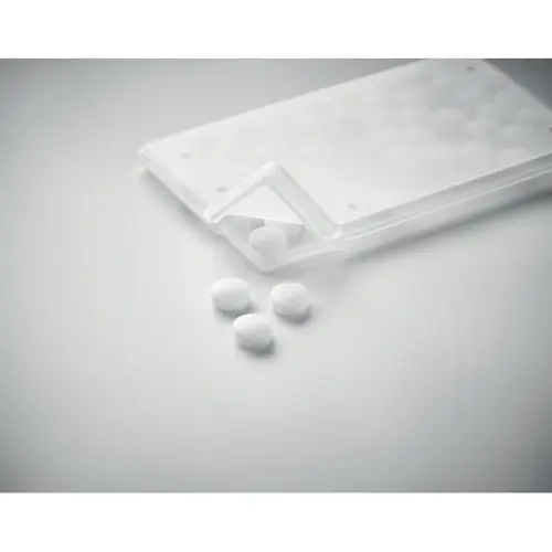 Dispenser per mentine a forma di carta di credito