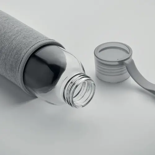 Bottiglia in vetro riciclato da 500ml con custodia in neoprene 