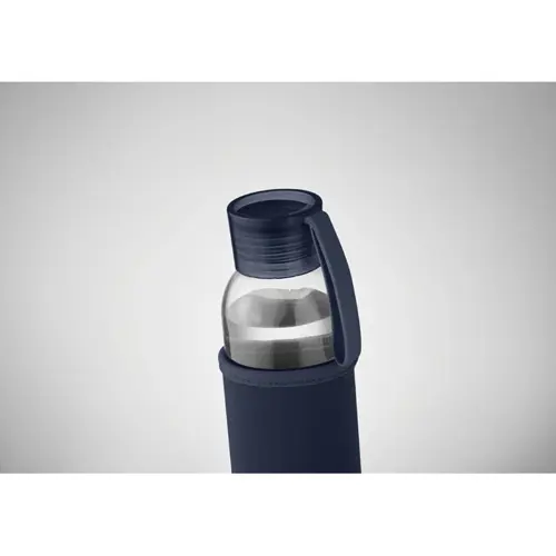 Bottiglia in vetro riciclato da 500ml con custodia in neoprene 