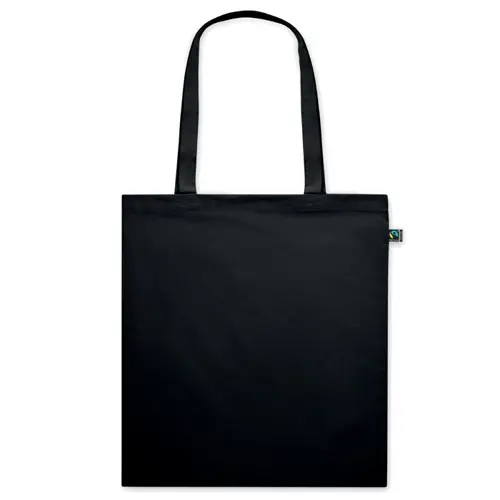 Shopper in cotone equosolidale a marchio Fairtrade in diverse colorazioni da 140gr 38X42cm