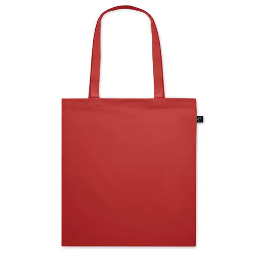 Shopper in cotone equosolidale a marchio Fairtrade in diverse colorazioni da 140gr 38X42cm