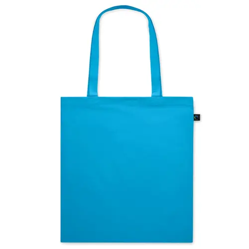 Shopper in cotone equosolidale a marchio Fairtrade in diverse colorazioni da 140gr 38X42cm