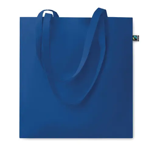 Shopper in cotone equosolidale a marchio Fairtrade in diverse colorazioni da 140gr 38X42cm