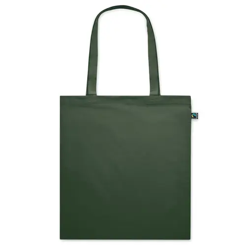 Shopper in cotone equosolidale a marchio Fairtrade in diverse colorazioni da 140gr 38X42cm