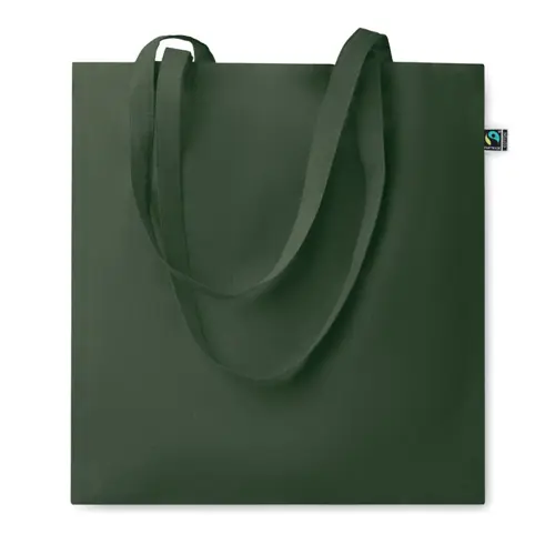 Shopper in cotone equosolidale a marchio Fairtrade in diverse colorazioni da 140gr 38X42cm
