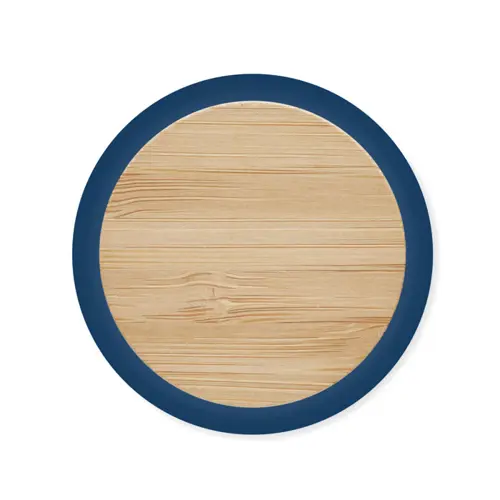 Bottiglia in vetro smerigliato da 500ml con tappo in bambù